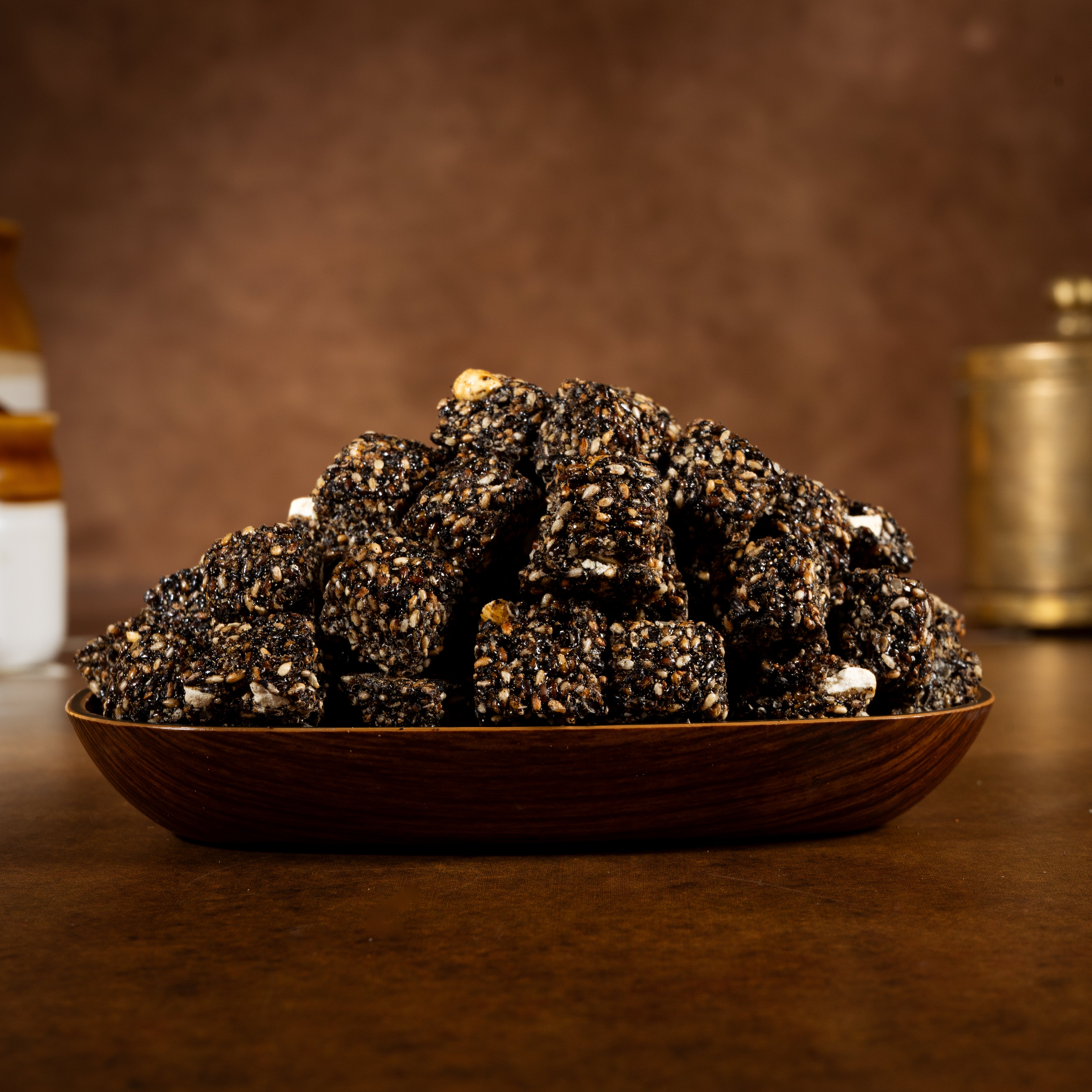 Black Sesame Button Candy - 200g