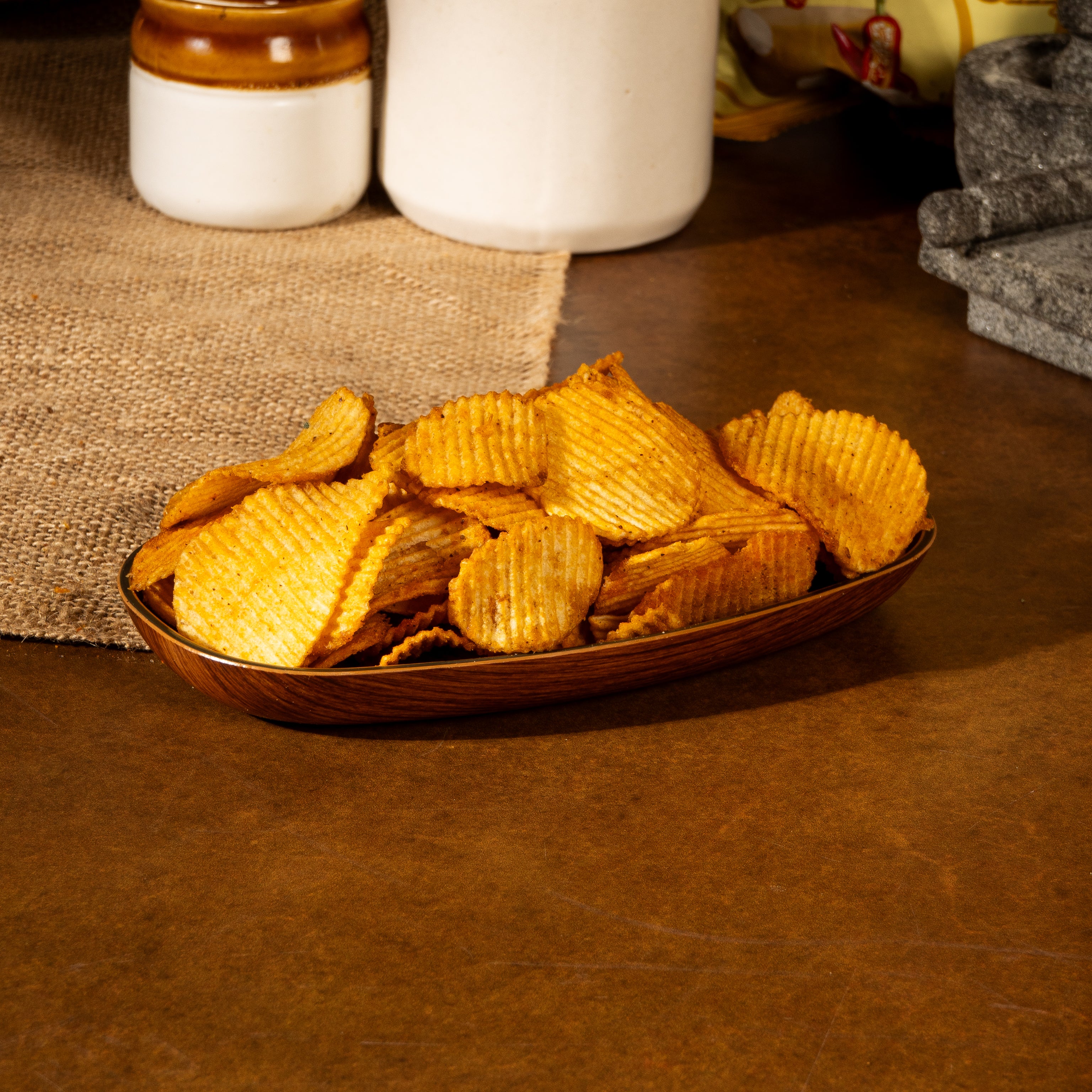 Potato Chips Spicy Garlic - 100g