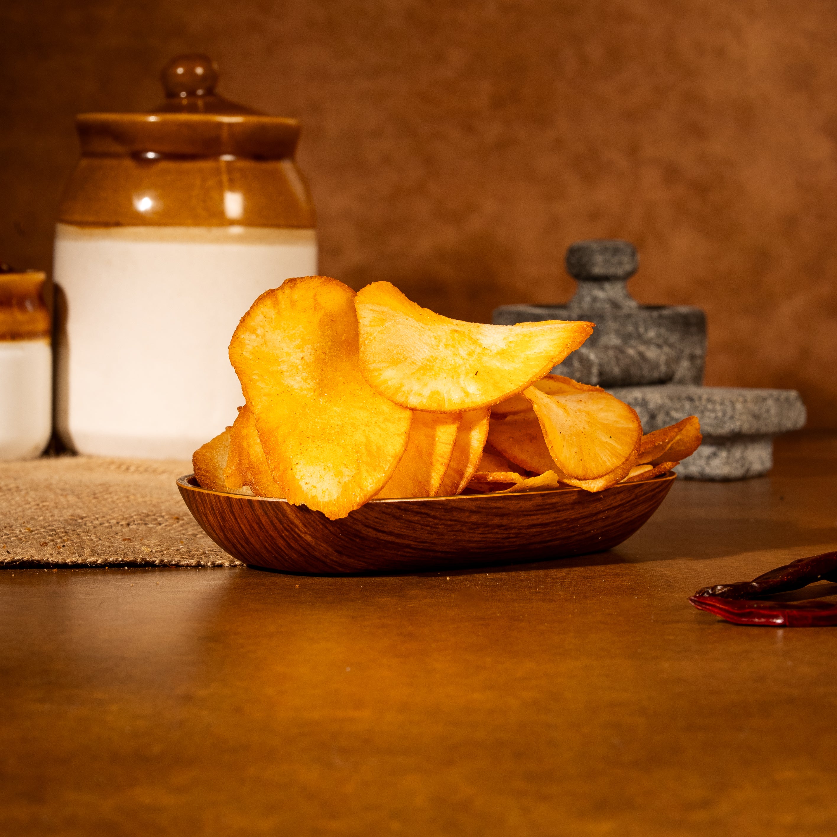 Tapioca Chips Chilly - 80g