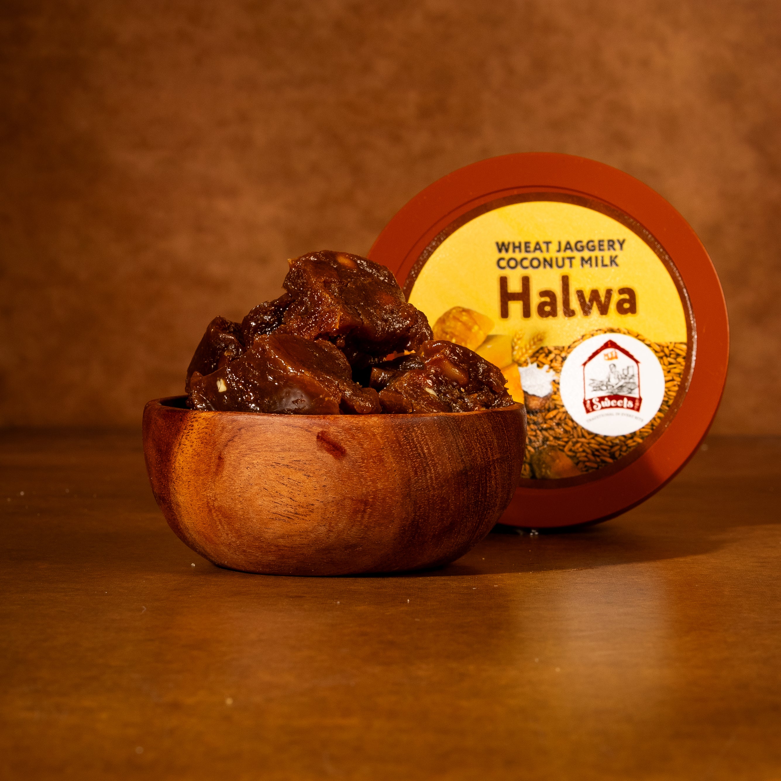 Wheat Jaggery Coconut Milk Halwa