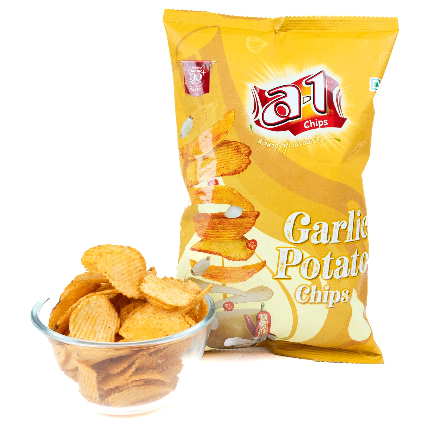 Potato Chips Spicy Garlic - 100g