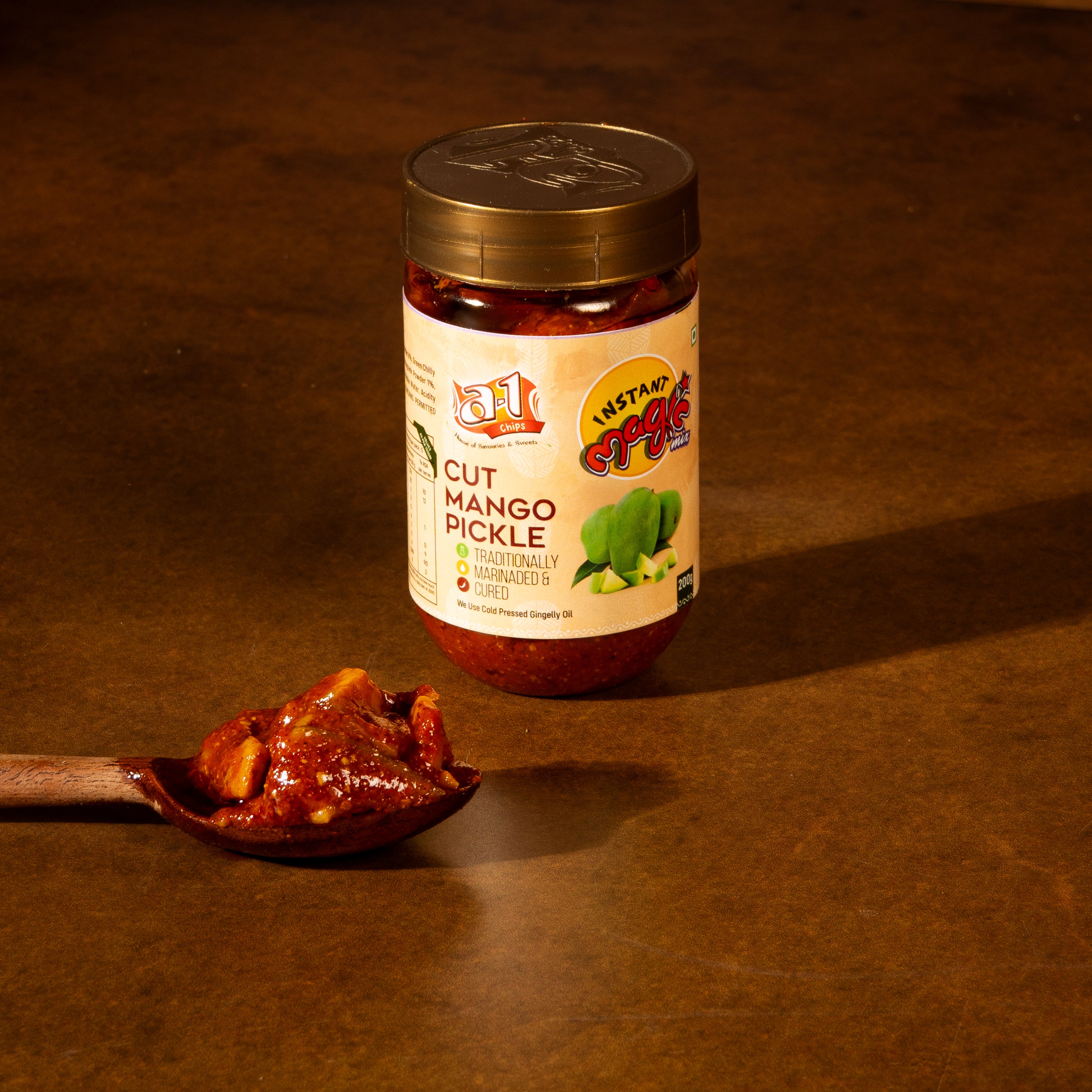A1 Cut Mango Pickle [200 grams]