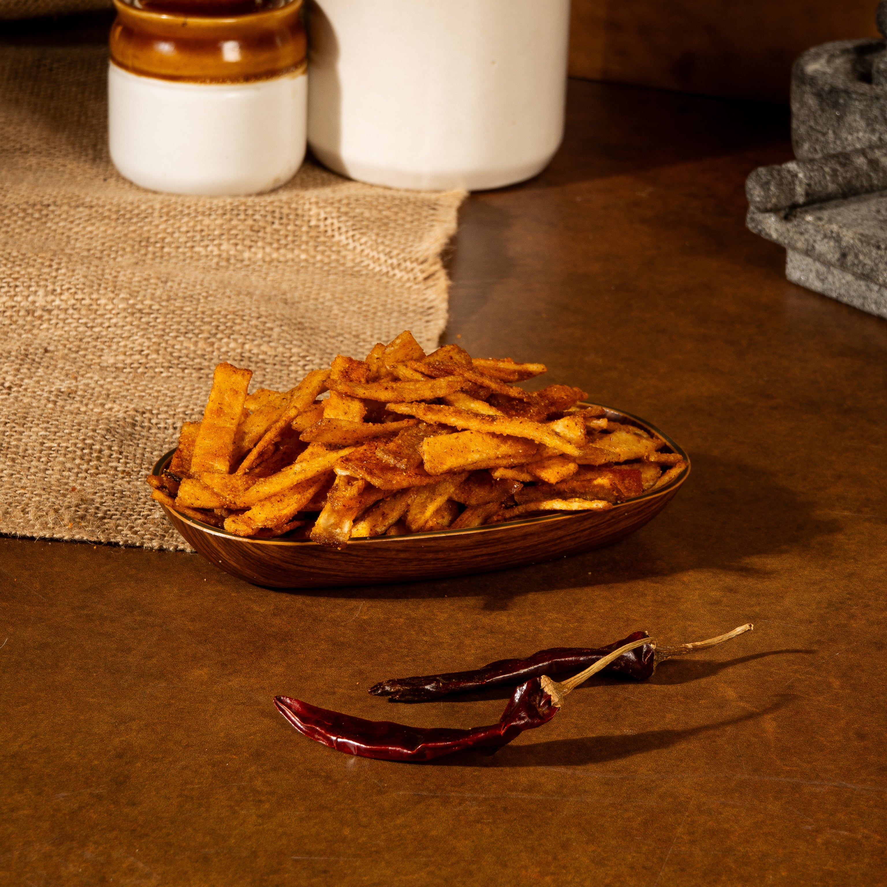 Mini Finger Potato Chips Chilly 80GMS