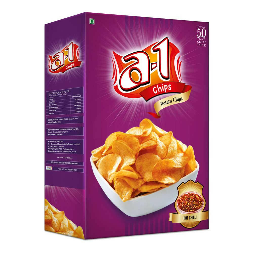 potato chips-hot chilly – 200g