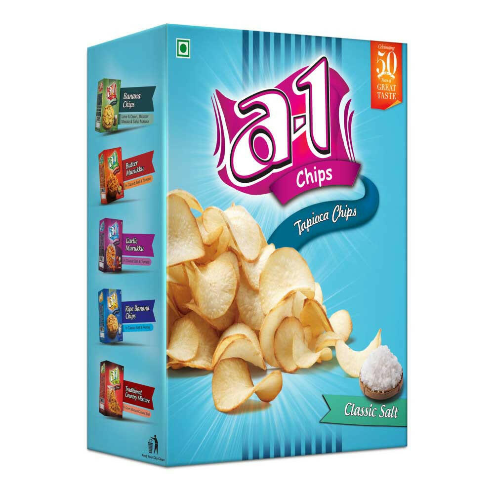 Tapioca chips classic salt – 160g