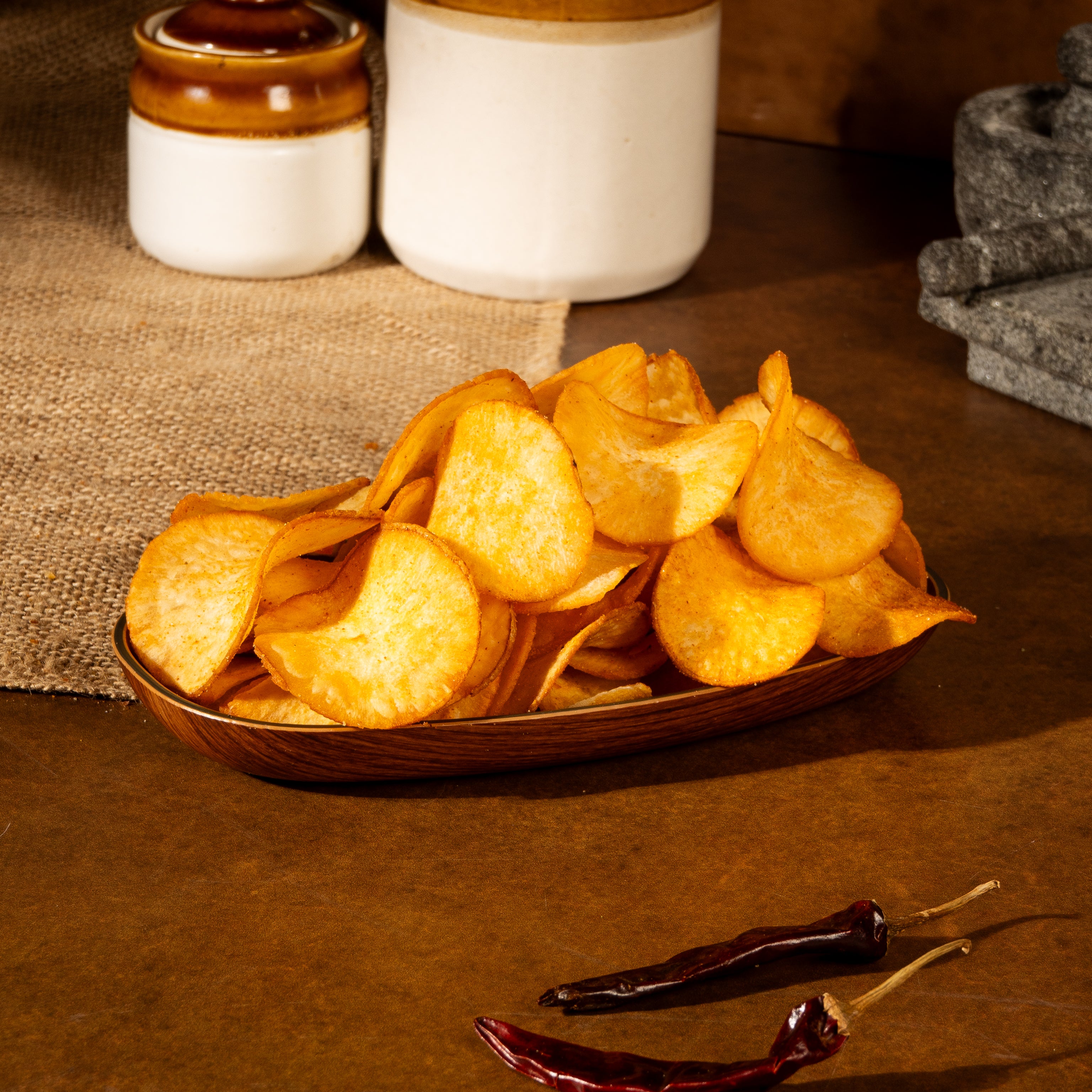 Tapioca (Cassava) Chips Chilly – 160g