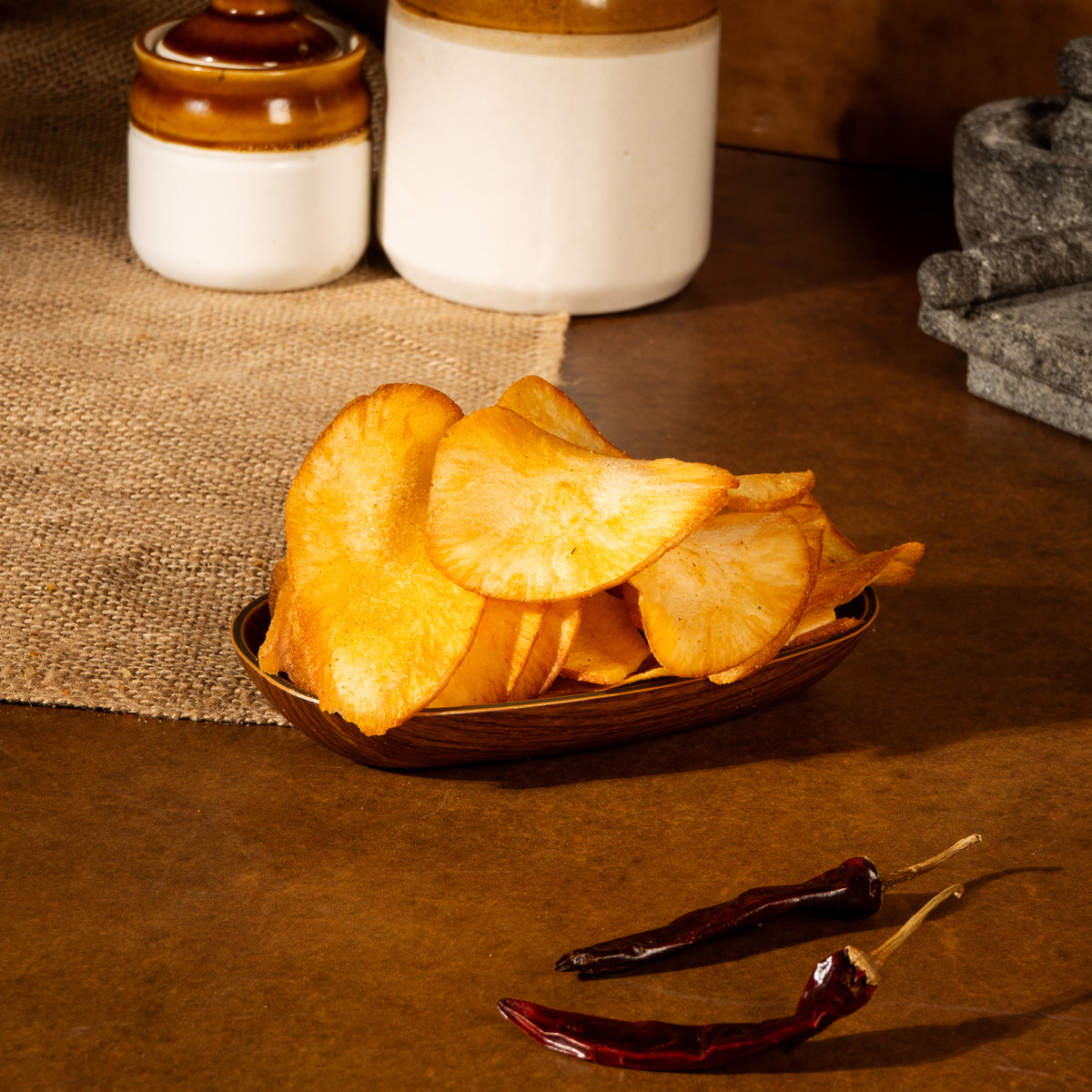 Tapioca Chips Chilly - 80g